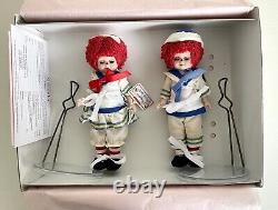 Madame Alexander NEW 8 Dolls Ships Ahoy Raggedy Ann & Andy Set 49970 w. Stands