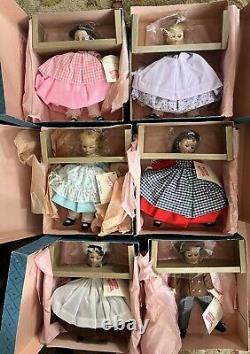 Madame Alexander NIBWT Little Women Six Doll Set #1320-1324 and Laurie #1326