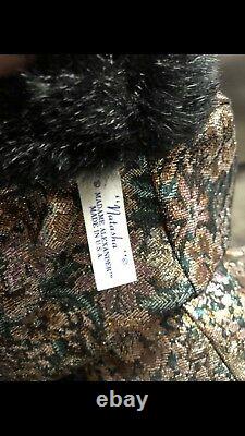Madame Alexander Natasha Russian Portrait Doll with Sable Brim Fur Hat Cape Dress
