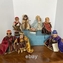 Madame Alexander Nativity #19470, 19480, 19490 Mary, Joseph, Shepherd, Wise Men