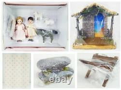 Madame Alexander Nativity Doll Set and Shed No. 38770 NEW