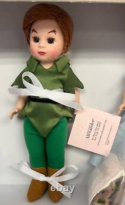 Madame Alexander Peter Pan and Wendy Dolls No. 42620 MINT in box