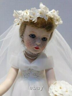 Madame Alexander Porcelain Bride Doll Danbury Mint Exclusive NRFB New