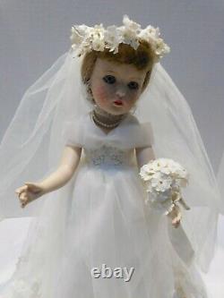 Madame Alexander Porcelain Bride Doll Danbury Mint Exclusive NRFB New