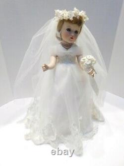 Madame Alexander Porcelain Bride Doll Danbury Mint Exclusive NRFB New