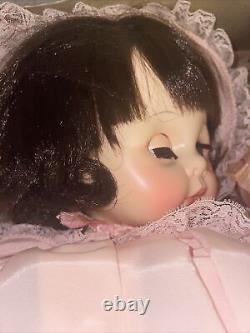 Madame Alexander Pussy Cat 18 Vinyl Baby Doll #5235 Box Sleep Eyes Pink Dress