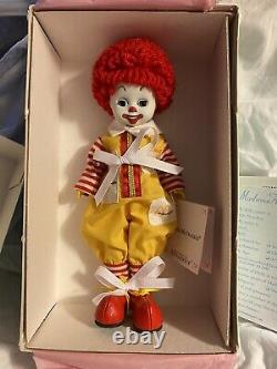 Madame Alexander Ronald McDonald Doll NIB With Tags And Certificate