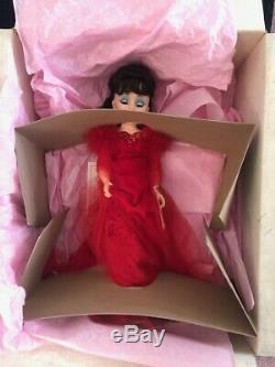 Madame Alexander Scarlett in Red Velvet Doll Gone With the Wind Nib No COA