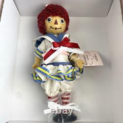 Madame Alexander Ships Ahoy Raggedy Ann's 95th Anniversary Wood Doll LE NIB NEW