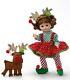 Madame Alexander Sugar N' Spice Reindeer 8 Doll Holiday Christmas #51860 Nib