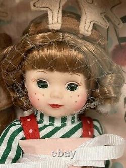 Madame Alexander Sugar N' Spice Reindeer Doll No. 51860 Holiday Collection NEW