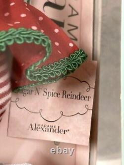 Madame Alexander Sugar N' Spice Reindeer Doll No. 51860 Holiday Collection NEW