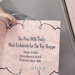 Madame Alexander Tea Time with Teddy Limited Ed. 399/500 NIB #41420