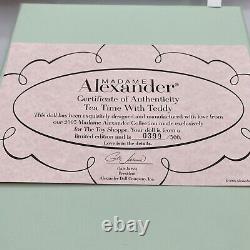 Madame Alexander Tea Time with Teddy Limited Ed. 399/500 NIB #41420
