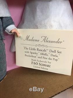 Madame Alexander The Little Rascals Doll Set New In Box FAO Schwartz Only 2000