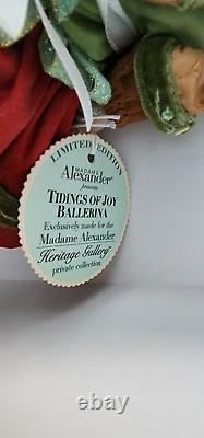 Madame Alexander Tidings of Joy Ballerina Ginger Red Doll No. 41160 NEW