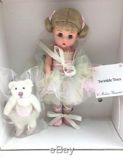 Madame Alexander Twinkle Toes 8 Ballerina Doll and Bear 36905 Original Box