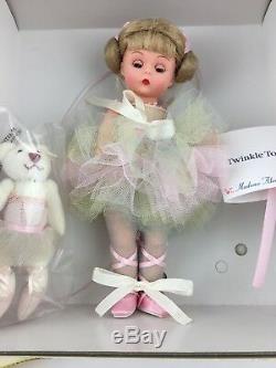 Madame Alexander Twinkle Toes 8 Ballerina Doll and Bear 36905 Original Box