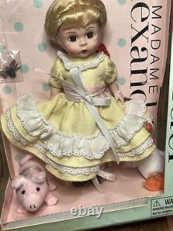 Madame Alexander Wendy Loves Charlottes Web Doll & 3 Animal Friend NIB Authentic