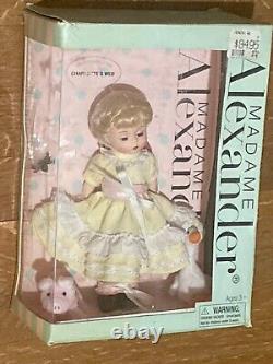 Madame Alexander Wendy Loves Charlottes Web Doll & 3 Animal Friend NIB Authentic