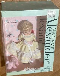 Madame Alexander Wendy Loves Charlottes Web Doll & 3 Animal Friend NIB Authentic