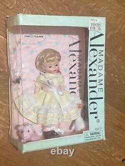 Madame Alexander Wendy Loves Charlottes Web Doll & 3 Animal Friend NIB Authentic