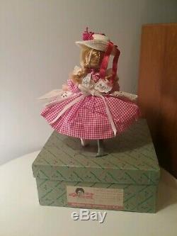 Madame Alexander Wendy kin doll NIB 8 Ana McGuffey BKW walker box hang tag 1965