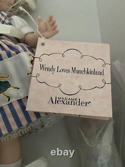 Madame Alexander Wizard Of Oz WENDY LOVES MUNCHKIN LAND #40160 8 Doll