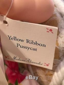 Madame Alexander Yellow Ribbon Pussycat 1999 15 Tall NIB In Storage