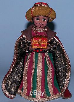 Madame Alexander resin doll figurine Nativity scene 9 pcs Family, kings, angel