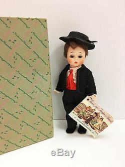 Mint Madame Alexander VINTAGE 8 Spanish Boy SPAIN Bent Knee Doll with Box & Tag