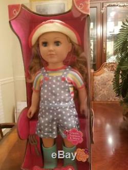 My life as Gardener 18 inch doll Blonde BUNDLE NIB