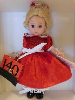 NEW! 2001 Madame Alexander 140th Anniversary Doll For FAO Swartz 8 Doll NRFB