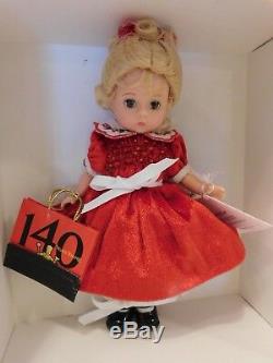 NEW! 2001 Madame Alexander 140th Anniversary Doll For FAO Swartz 8 Doll NRFB