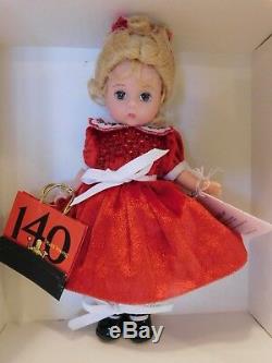 NEW! 2001 Madame Alexander 140th Anniversary Doll For FAO Swartz 8 Doll NRFB