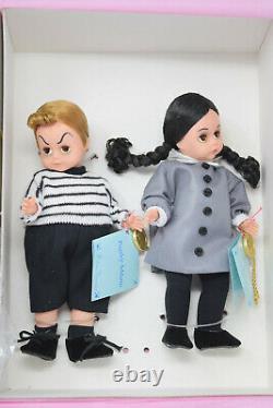 NEW Madame Alexander Addams Family Set of 2 Dolls 8 Wednesday & Pugsley