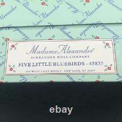 NEW Madame Alexander Doll Five Little Bluebirds NRFB RARE and HTF