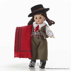 NEW RARE Madame Alexander BRAZIL Brazlian Girl Country Doll in Gaucho Pants