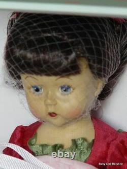 NIB Madame Alexander Floral Whimsy Wendykin WOOD Jointed 8 Inch Brunette Doll