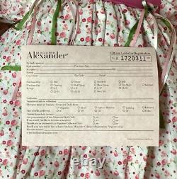 NIB Madame Alexander Large Pink Roses Pussycat Baby Doll