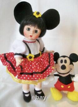 NIB-Madame Alexander Mickey and Me Doll Set withStand