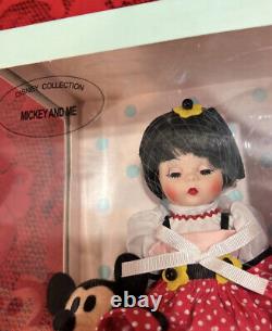 NIB-Madame Alexander Mickey and Me Doll Set withStand