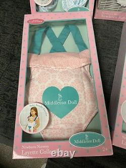 NIB Madame Alexander Middleton Doll Bundle WithDoll, Layettes, Bib, Sleeper & More