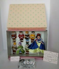 New And Nrfb Madame Alexander Snow White And The Seven Dwarfs Disney Doll Set