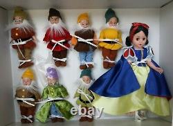 New And Nrfb Madame Alexander Snow White And The Seven Dwarfs Disney Doll Set