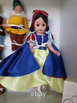 New And Nrfb Madame Alexander Snow White And The Seven Dwarfs Disney Doll Set