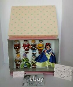 New And Nrfb Madame Alexander Snow White And The Seven Dwarfs Disney Doll Set