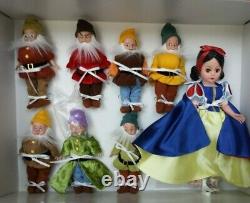 New And Nrfb Madame Alexander Snow White And The Seven Dwarfs Disney Doll Set