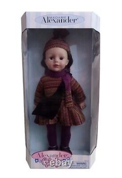 New Madame Alexander 18 Brunette Sleepy Eyes, Rooted Hair, W Outfit GIRLZ