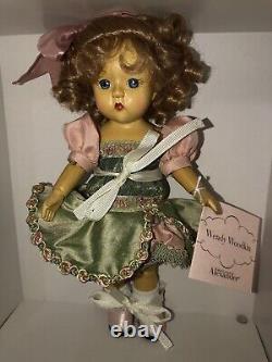New Madame Alexander 8 Doll 37910 Wendy Woodkin, 2004 LE COA NIB